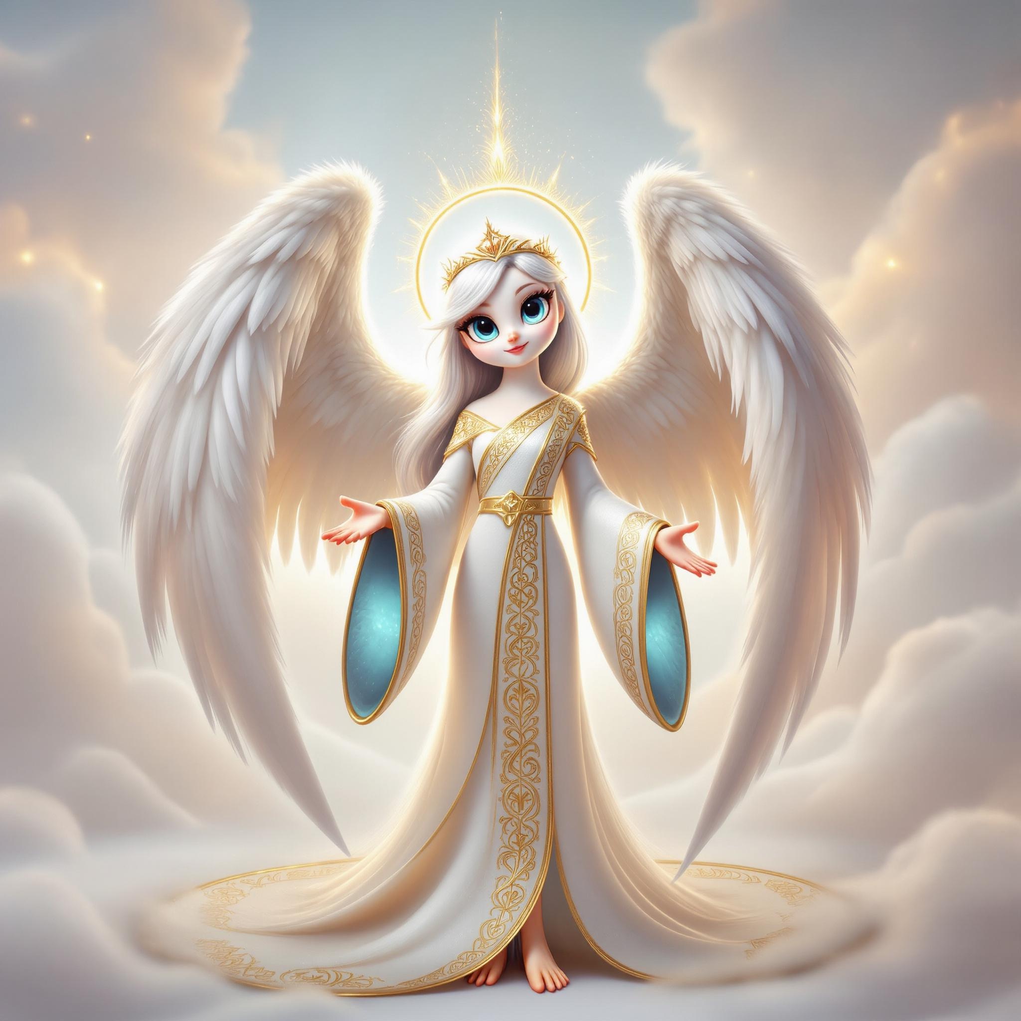 doveinity, serene dove, ethereal glow