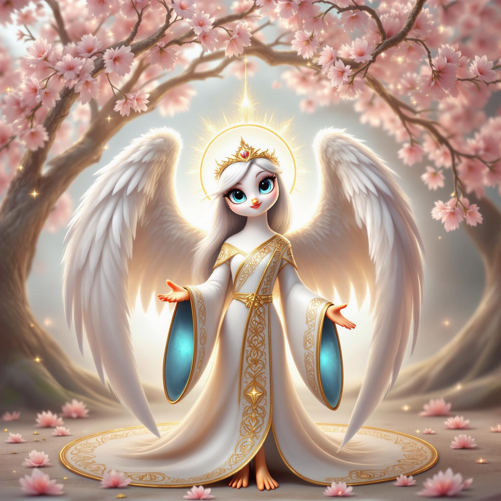 doveinity in Meditation, a dove soaring through the heavens